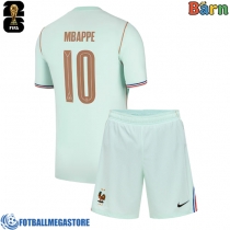 Fotballdrakt Barn Frankrike Kylian Mbappe #10 Bortedraktsett VM 2026 Kortermet (+ Korte bukser)